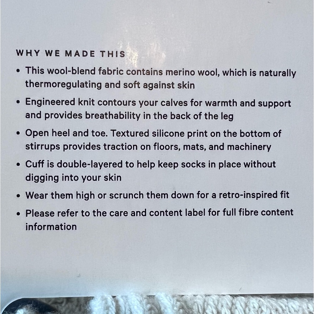 Lululemon Women's Find Your Balance
Studio Leg Warmer - Picture 11 of 16